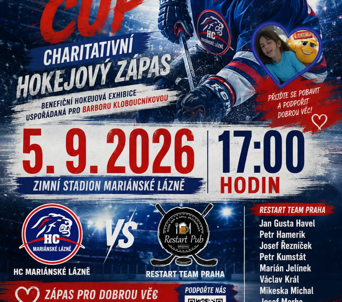 7. ROČNÍK HAPPY CUP: Hokej pro dobrou věc!